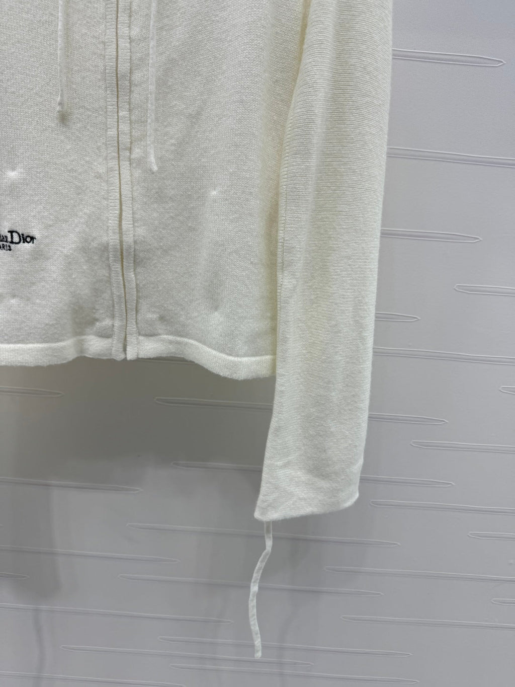 DIOR HOODED LONG-SLEEVE CARDIGAN 274929