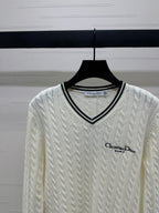 DIOR V-NECK PULLOVER SWEATER 274926