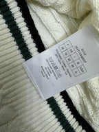 DIOR KNITTED V-NECK SLEEVELESS VEST WHITE 274923