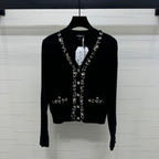 CHANEL KNIT CARDIGAN BLACK 274916
