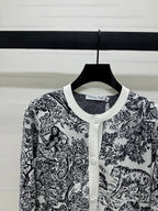 DIOR JACQUARD KNIT CARDIGAN 274879