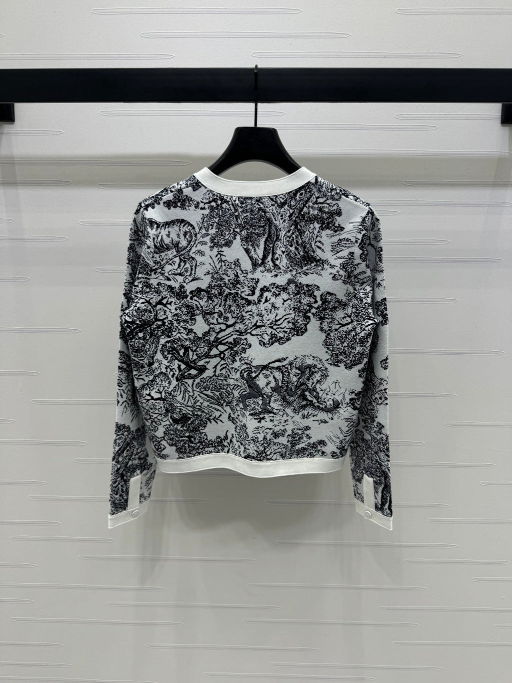 DIOR JACQUARD KNIT CARDIGAN 274879