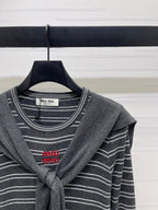 MIUMIU COWL NECK KNITTED SWEATER STYLE 480