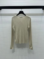 MIUMIU KNITTED LONG SLEEVE TOP STYLE 484