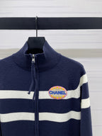 CHANEL 25S STAND-COLLAR CARDIGAN 283
