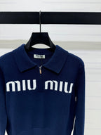 MIUMIU POLO KNIT SWEATER STYLE 750