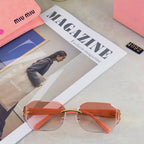 LOGO SQUARE SUNGLASSES 499930 IN METAL