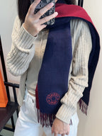 HERMES 25S SCARF 190 IN CASHMERE 854619
