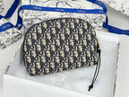 CD Oblique Beauty Case 24cm Blue Jacquard