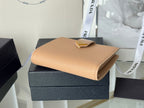 Pra 1MV204 Small Wallet Caramel Saffiano & Smooth Leather