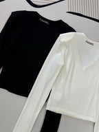 CHANEL 25S V-NECK T-SHIRT 608