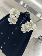 CHANEL 25S CAMELLIA PRINT CARDIGAN 648
