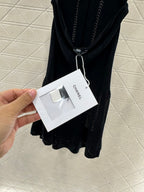 CHANEL 25S KNITTED HALTER TANK TOP 603