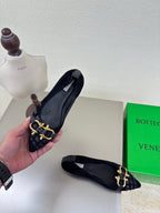 BALLET FLAT IN BLACK SUEDE