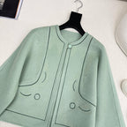 HERMES 25S SHORT CASHMERE COAT 192