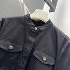 Loewe 25 Shirt Dress Black Cotton