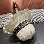BUCKET HAT IN WHITE RAFFIA 653604