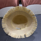 BUCKET HAT IN BEIGE RAFFIA 653607