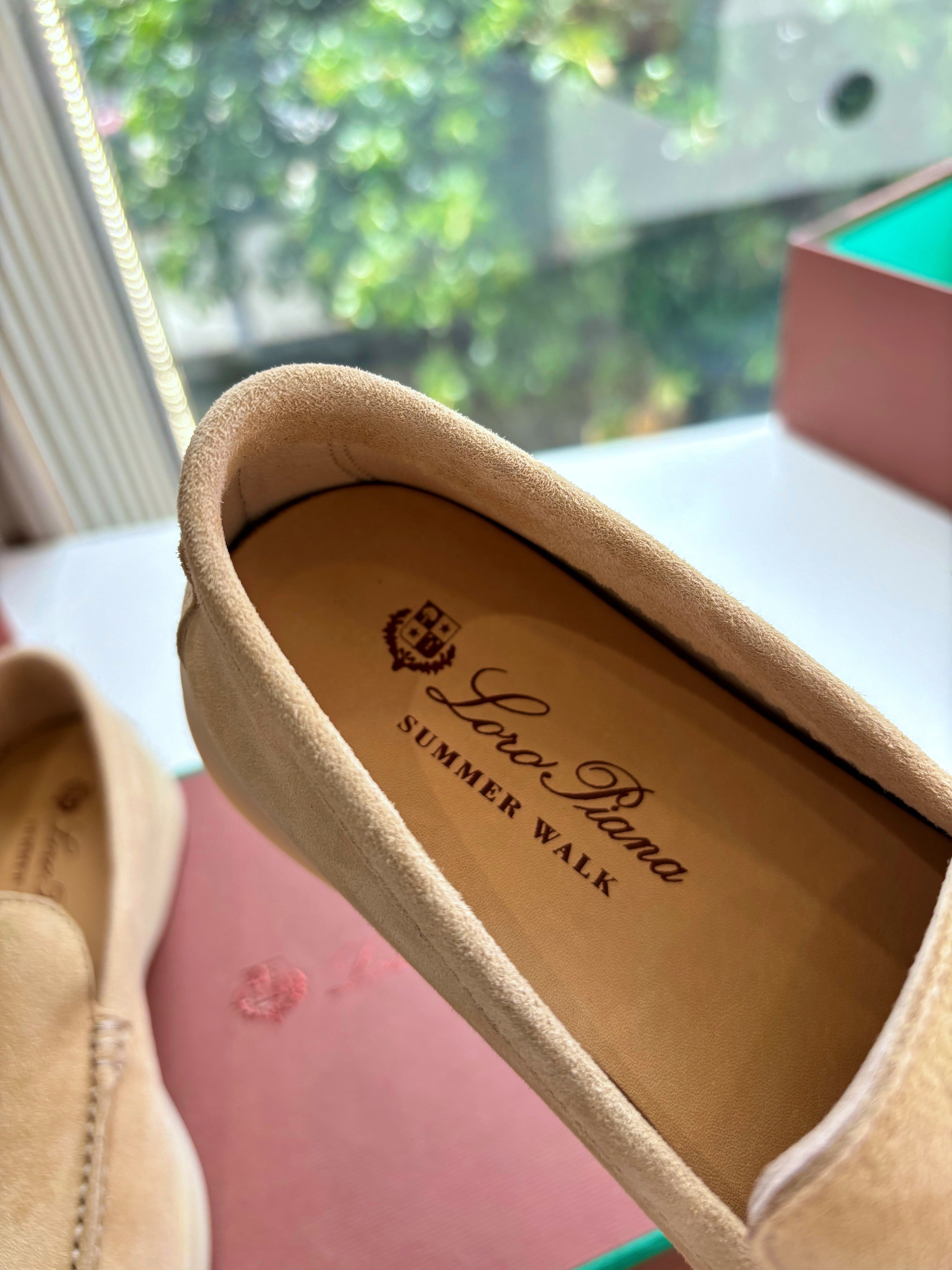 LP LOAFERS 25S IN WARM BEIGE CASHMERE