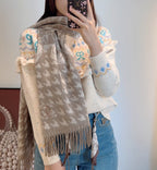 CHANEL 25S SCARF 180 CM IN CASHMERE 942936