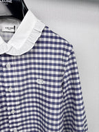CELINE 25S PLAID SHIRT 0112