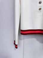 CHANEL 25S LONG-SLEEVE KNIT POLO SHIRT 590