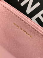 CC Handle Bag 19cm Double C Pink Lambskin Gold Hardware