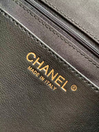 CC 2025 Bag 53cm Black Gold Calfskin 300852