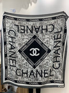CHANEL 25S SCARF 135 CM IN CASHMERE AND SILK 943319
