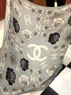 CHANEL 25S SCARF 140 CM IN CASHMERE AND SILK 943334