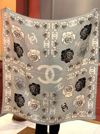 CHANEL 25S SCARF 140 CM IN CASHMERE AND SILK 943334
