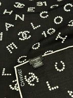 CHANEL 25S SCARF 135 CM IN CASHMERE SILK 943694