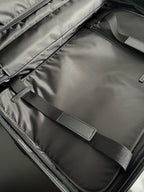 BOTTEGA VENETA 25S ODYSSEY CABIN 3D INTRECCIO PATTERN LUGGAGE 55 IN BLACK CALFSKIN