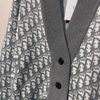 DIOR 25S V-NECK KNIT CARDIGAN 698