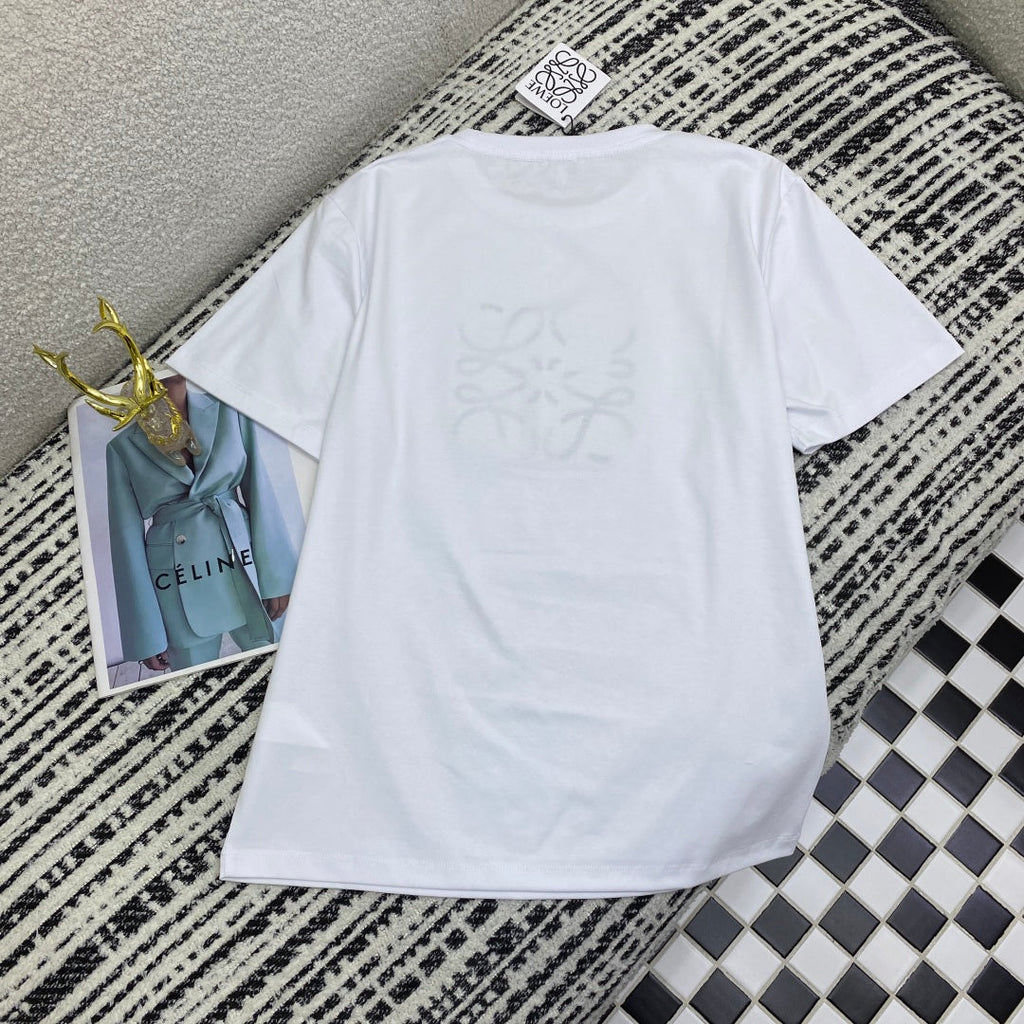 Loewe Round Neck T-shirt Cotton