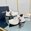 TRAINERS SNEAKER IN WHITE CALFSKIN WITH STICKER 238623