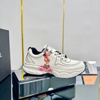 TRAINERS SNEAKER IN WHITE CALFSKIN WITH STICKER 238624