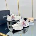 TRAINERS SNEAKER IN WHITE CALFSKIN WITH STICKER 238627