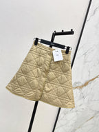 DIOR 25S QUILTED SHORT SKIRT 524