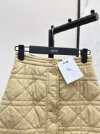 DIOR 25S QUILTED SHORT SKIRT 524