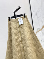 DIOR 25S LONG QUILTED SKIRT 526
