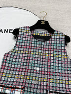 CC 25 Plaid Dress Multicolor Cotton