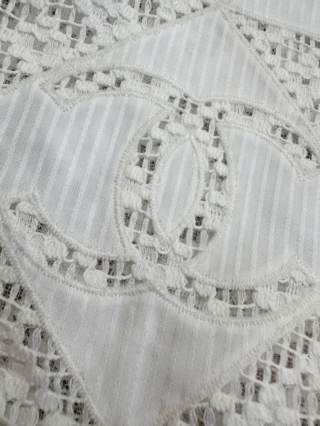 CC 25 Appliqué Short Sleeves T-shirt White Cotton