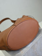YSL 25S Y LARGE HOBO 50 IN CARAMEL CALFSKIN GOLD HARDWRE