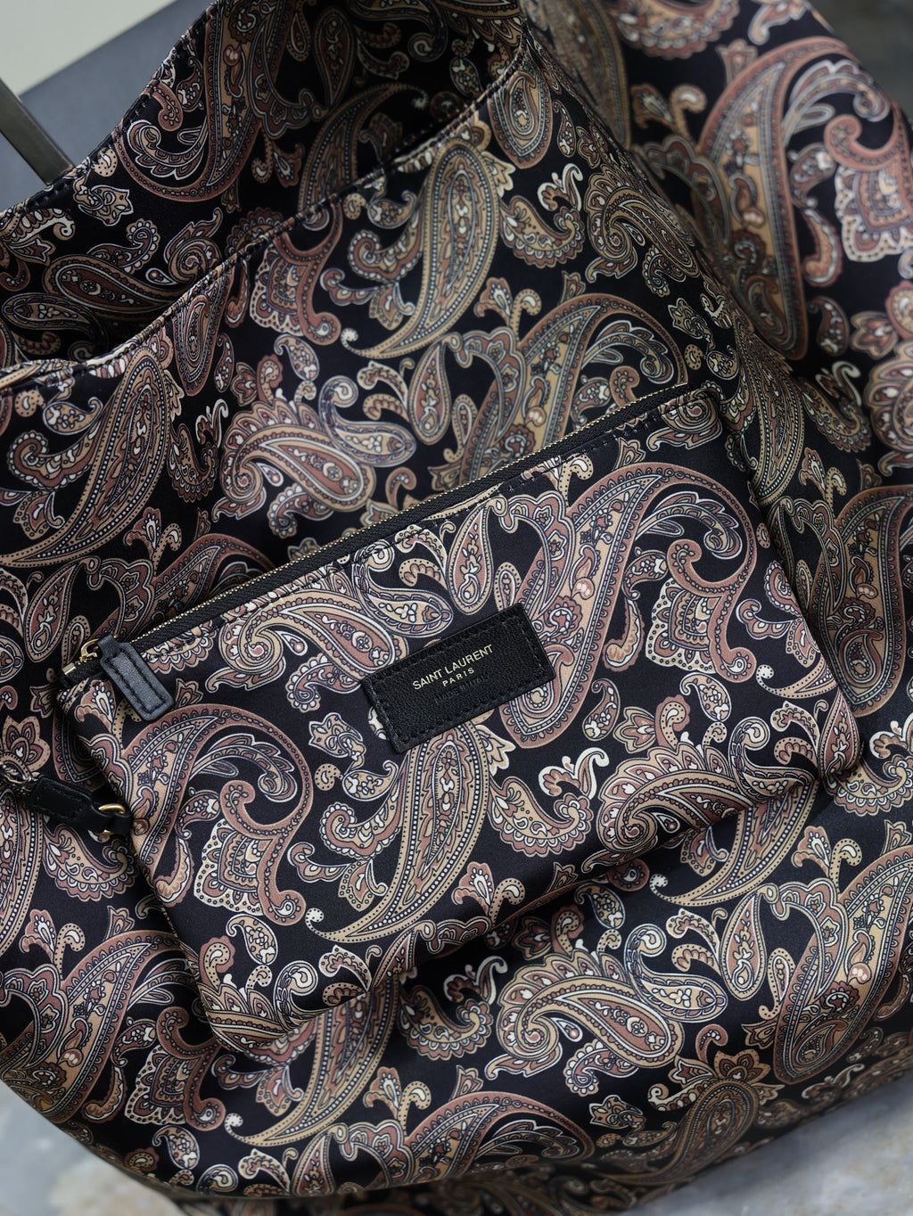 AMALIA Tote Bag 40cm Jacquard Frabic GHW