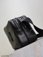 YSL 25S NIKI CAMERA BAG 19 IN BLACK CALFSKIN