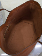 YSL 25S Y TOTE 50 IN CARAMEL CALFSKIN GOLD HARDWARE