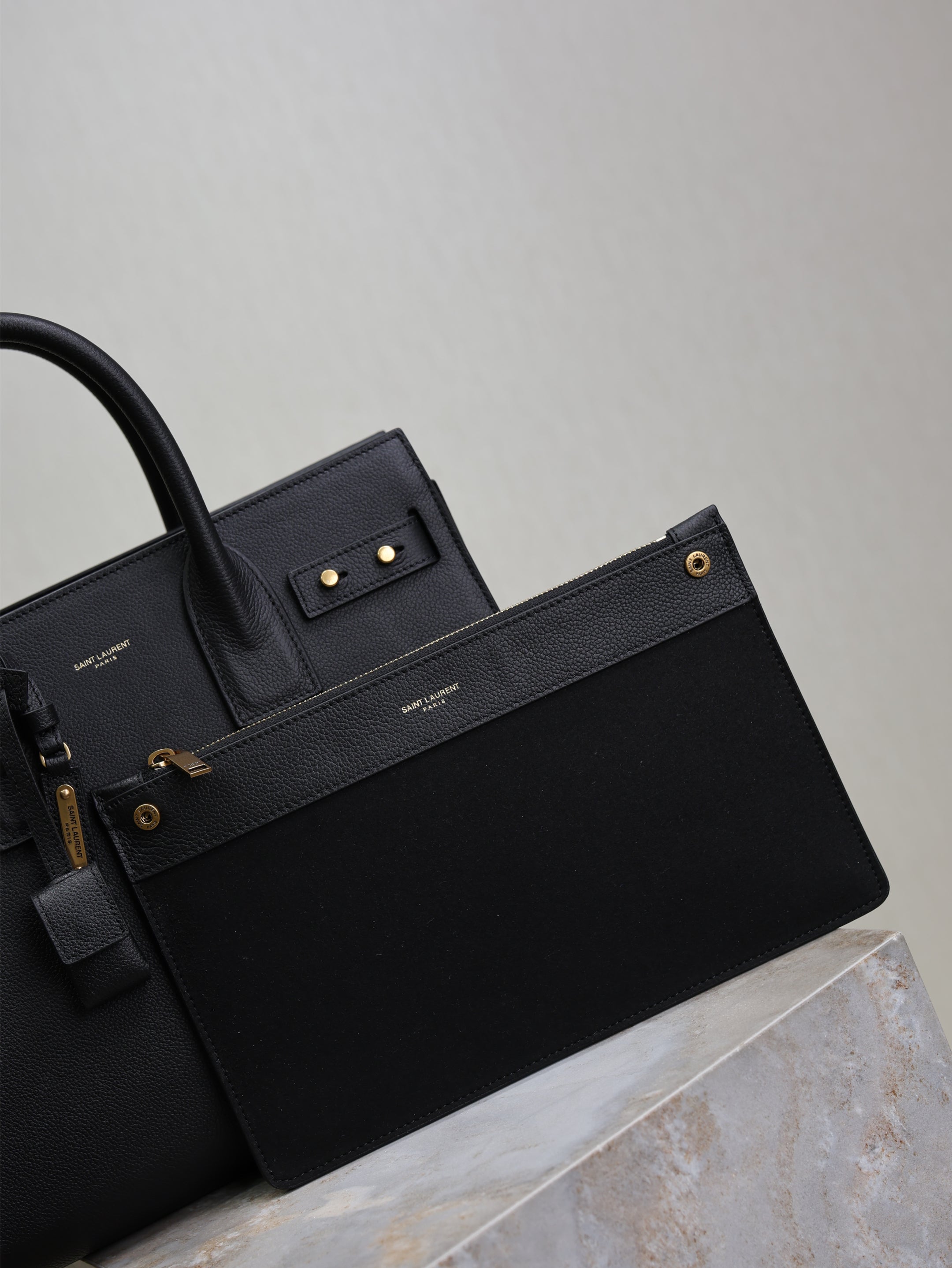 Sac De Jour Nano 32cm Black Cowhide GHW