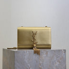 Kate Small Bag 20cm Gold Metallic Calfskin.