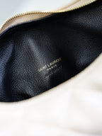 YSL 25S ICARINO 17 IN BEIGE QUILTED CALFSKIN GOLD HARDWRE
